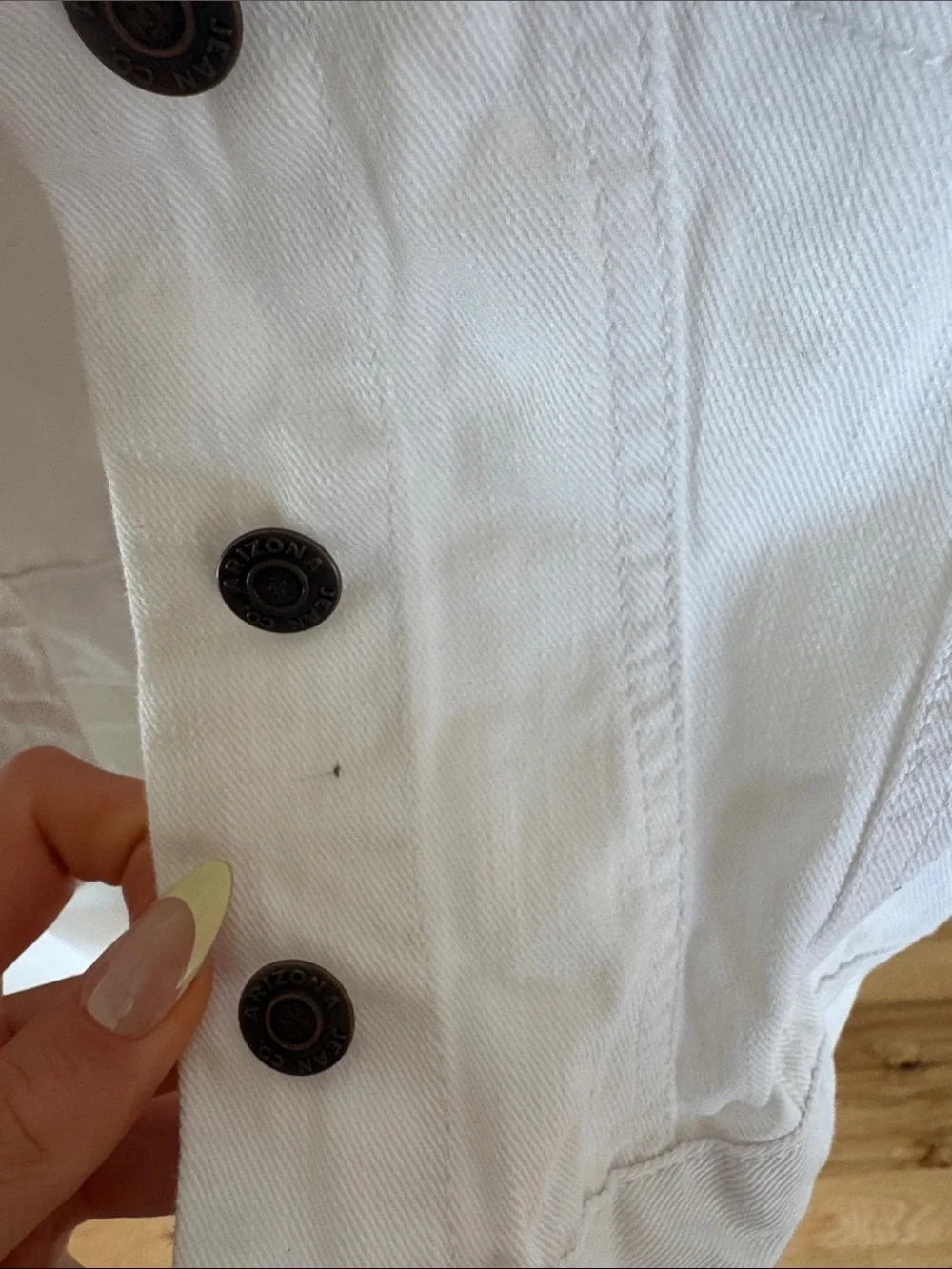Kid’s White Denim Jean Jacket